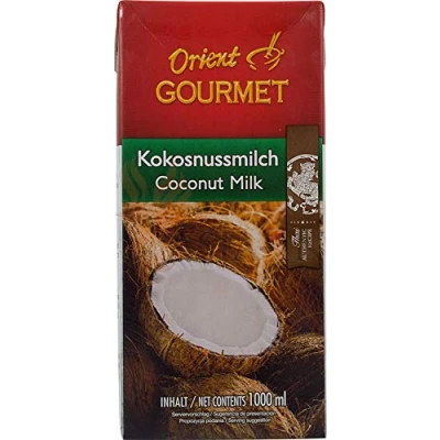 Imagen de ORIENT GOURMET Leche de Coco, Contenido Grasa 17 19%, 1000 ml ( Paquete 1)