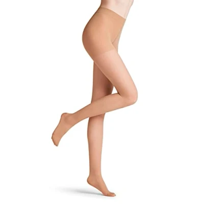 Imagen de FALKE Energize 30 DEN W Ti transparente con compresión 1 pieza, Pantimedias Mujer, Color piel Cocoon 4059, S M