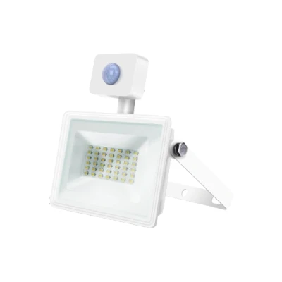 Imagen de Aigostar 30W Foco LED con Sensor Movimiento PIR,3160LM Super Brillo Focos Exterior, IP65 Impermeable, Blanco Natural 4000K Luz de Seguridad para Jardín, Patio,Garaje, etc.