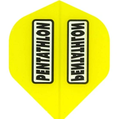 Imagen de ABC Darts Pentathlon Classic Plumas para Dardos, Adultos Unisex, Amarillo, Klassische