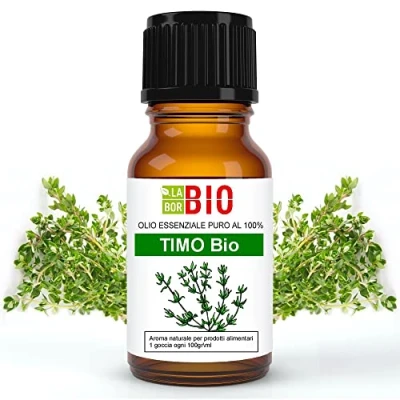 Imagen de Tomillo Timolo Bio Aceite Esencial 100% Puro 5 ml Uso Alimentario Terapeutico Cosmetico Aromaterapia Laborbio