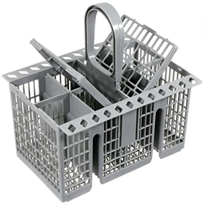 Imagen de Spares2go Cesta para cubiertos universal lavavajillas compatible con Hotpoint, Indesit, Artiston, Whirlpool C00257140 (mango desmontable)