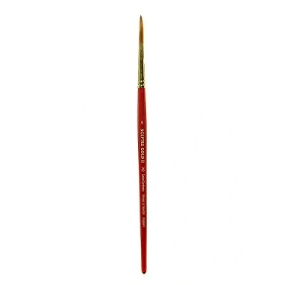 Imagen de Winsor &amp; Newton Sceptre Gold II Pincel Redondo con Mango Corto, Rojo, Nr. 6 3,6 mm