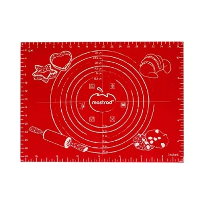 Imagen de Mastrad F50110 Alfombrilla para repostería, Color Rojo