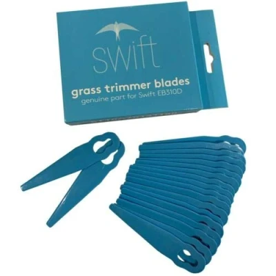 Imagen de swift 20 Piezas Juego de Cuchillas Recambio para 25cm 2 en 1 inalámbrico Cortabordes y Bordeadora