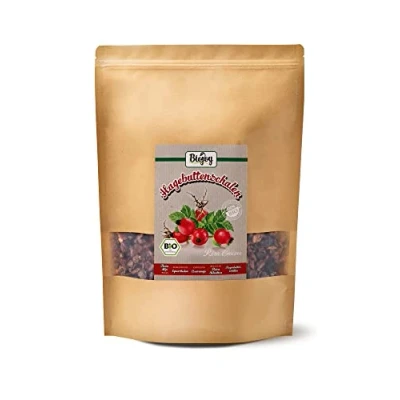 Imagen de Biojoy Copos de escaramujo BÍO (1 kg), apto para té e infusión, natural y sin aditivos (Rosa canina)