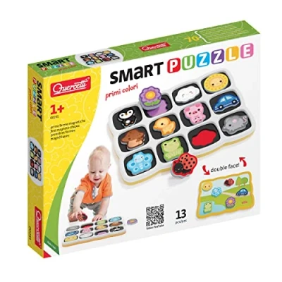 Imagen de Quercetti 0231 Smart Puzzle First Words &amp; Colours Shapes