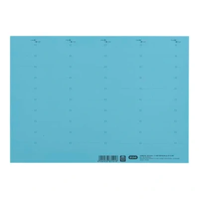 Imagen de Elba 83582BL Panel de etiquetado (cartón, 10 unidades, 250 g/m²), color azul