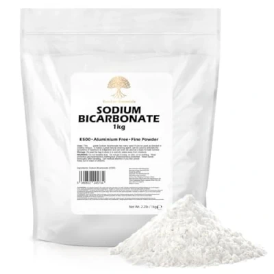 Imagen de Bicarbonato de Sodio, Sodio 1kg Puro para Limpiar, Hornear, Bombas Baño, Olores y Dientes