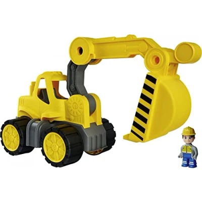 Imagen de Big Spielwarenfabrik 800054835 Excavadora de Power Power, Color Amarillo