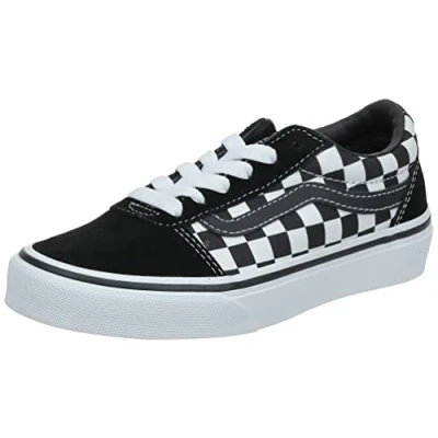 Imagen de Vans Ward, Zapatillas para Unisex niños, (CHECKERED) BLACK/TRUE WHITE, 27 EU