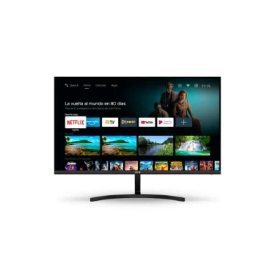 Imagen de SPC Smart Monitor 27 Android TV Full HD, Altavoces Integrados, conectividad móvil, diseño Ultrafino, Mando a Distancia y Acceso Contenido en Streaming (Netflix, Prime Video, Youtube)
