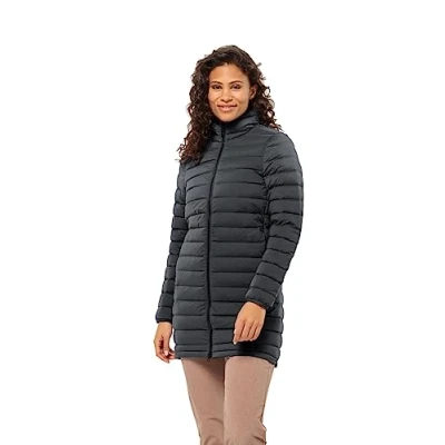 Imagen de Jack Wolfskin Arcaden Coat W Abrigo de plumón, Phantom, L para Mujer