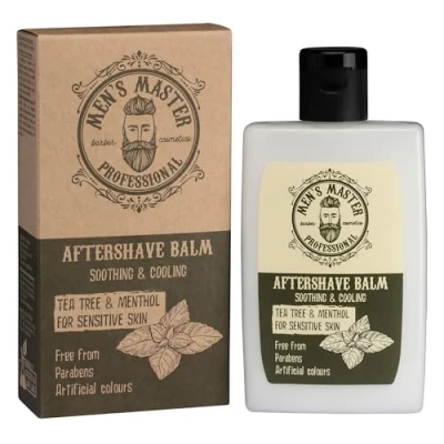 Imagen de Men&#039;s Master Bálsamo Aftershave con Té Verde y Mentol After Shave para Hombre Producto Después del Afeitado Hidratante Nutritivo Sin Parabenos 120 ML