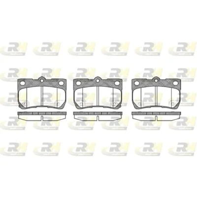 Imagen de ROADHOUSE 21181.02 Juego de pastillas freno Eje trasero con contacto avisador desgaste LEXUS: IS 2, GS III, C