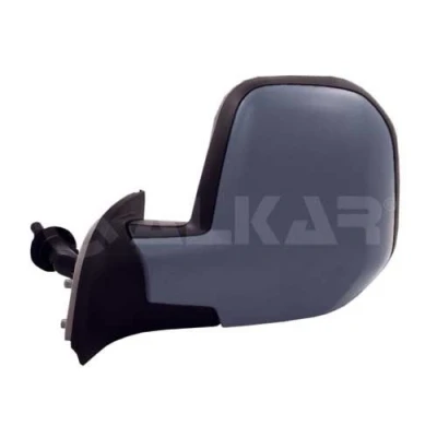 Imagen de Espejo retrovisor Alkar 9237998 izquierda imprimado Ajuste por cable, convexo CITROËN: Berlingo II, II Furgón, PEUGEOT: Partner Tepee