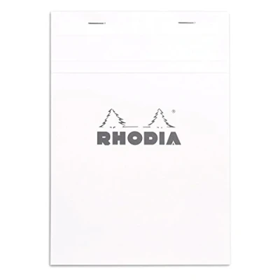 Imagen de Rhodia 16201 C cabeza grapados Pad, A5, color blanco