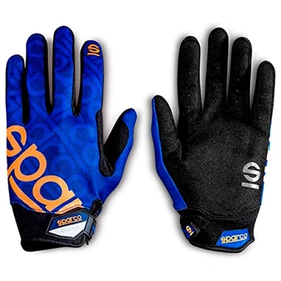 Imagen de SPARCO MECA GUANTES 3 TALLA 10 (M) AZUL/NARANJA