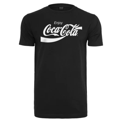 Imagen de Merchcode COCA COLA LOGO Camiseta estampada, Hombre, Talla: Small, Black