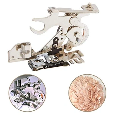 Imagen de Youngine Ruffler Máquina de coser Prensatelas Recolección pliegues y volantes Accesorio para cantante bajo vástago, hermano, Babylock, Viking, Janome, Kenmore