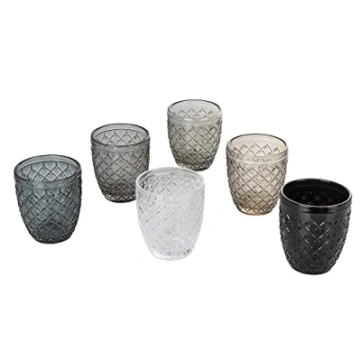 Imagen de Villa d&#039;Este Home Tivoli Castle Set 6 vasos agua stones cristal 275 ml