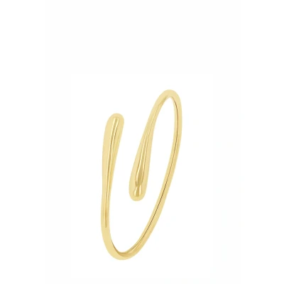 Imagen de s.Oliver brazalete de acero inoxidable pulsera las señoras, 6 cm, oro, Viene en caja regalo joyería, 2035797