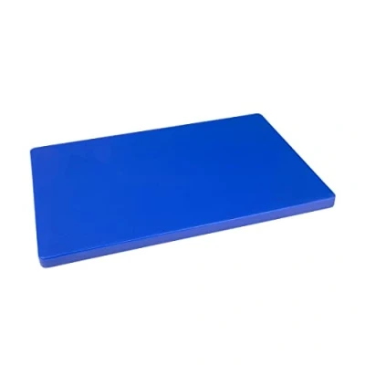 Imagen de Tabla de cortar Hygiplas gruesa y baja densidad, color azul, 20 x 450 300 mm