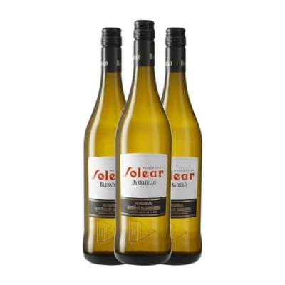 Imagen de Barbadillo Solear Palomino Fino Manzanilla Sanlúcar de Barrameda 75 cl Vino generoso (Caja 3 Botellas cl)