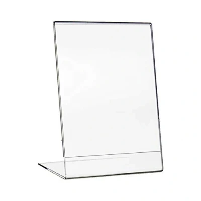 Imagen de HMF 46930 Soporte de Sobremesa inclinado Acrílico DIN A6 Vertical Transparente