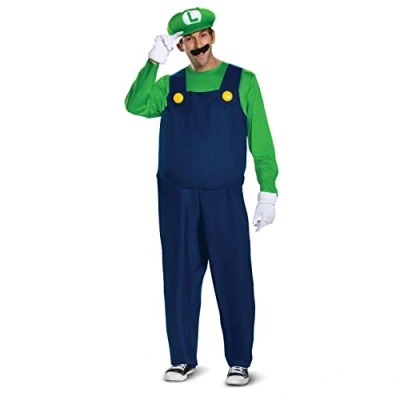 Imagen de Nintendo Deluxe Trajes, Luigi, XL para Hombre