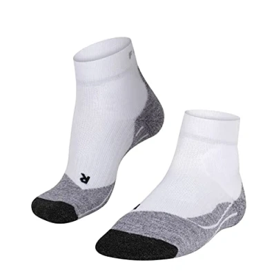 Imagen de FALKE TE2 Short W SSO algodón anti ampollas 1 par, Calcetines de tenis Mujer, Blanco (White Mix 2020), 41 42