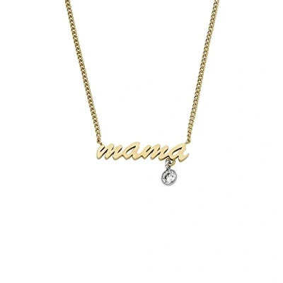 Imagen de Fossil Collar para Mujer con nombre Sadie cadena de acero inoxidable bicolor, Longitud: 406mm+60mm, Anchura: 19.5 mm, Altura: 9mm, JF04431998