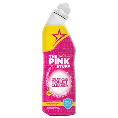 Imagen de 3 limpiadores de inodoro The Pink Stuff Miracle, 750 ml