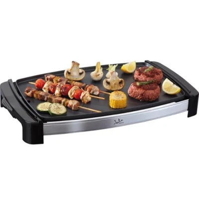 Imagen de Jata GR204N Plancha de Asar Superficie 44,5 x 30 cm Apta para el Lavavajillas con Bandeja Colectora Salsas 2200 W