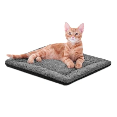 Imagen de K&amp;H Pet Products Almohadilla térmica autocalentable para Gatos y Perros, Color Gris Negro, 53,3 cm x 43,18