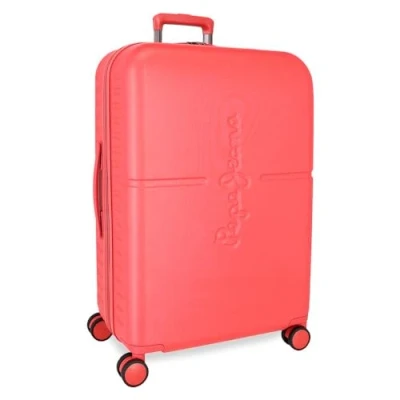 Imagen de Pepe Jeans Highlight Maleta Mediana Rojo 48x70x28 cms Rígida ABS Cierre TSA Integrado 79L 3,22 kgs 4 Ruedas Dobles by Joumma Bags