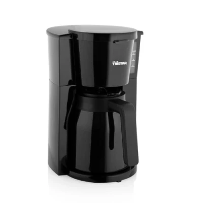 Imagen de Tristar Cafetera, Termo 1L, 900W, Doble Pared, 810 Tazas, Antigoteo, Apagado Automático, Diseño Compacto, Protección Contra Sobrecalentamiento, Libre de BPA, Fácil Limpiar, CM 1285