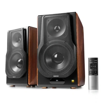Imagen de Edifier S3000MKII Sistema 2.0 Altavoces Activos de Estantería, 256W RMS, Dobles, Tweeters Magnéticos Planares, Medios 6,5, Sonido Hi Fi Alta Resolución con DSP