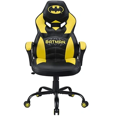 Imagen de Subsonic Batman Silla Gaming Junior Asiento Gamer para Escritorio Poliuretano Sillon De Oficina Licencia Oficial DC Comics (Windows 8)