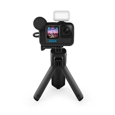 Imagen de Cámara deportiva GoPro Hero 12 Creator Edition, HyperSmooth, 27 megapixels, 5.3K, HDR, Sumergible hasta 10m, lenta, Negro