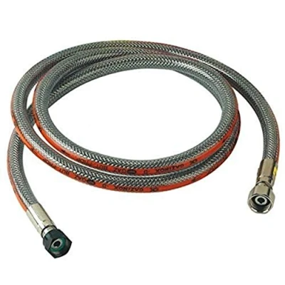 Imagen de COMAP Manguera de gas butano/propano acero inoxidable, 1,50 m, validez ilimitada, conexión atornillada, S651123