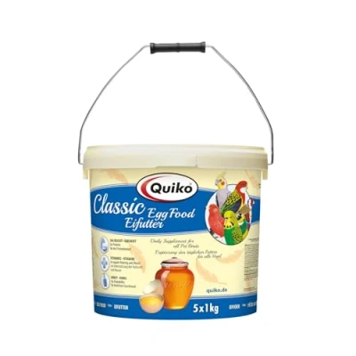 Imagen de Quiko Classic Alimentación de los Huevos 5 kg Alimento Concentrado y cría para Todas Las Especies Aves Ornamentales