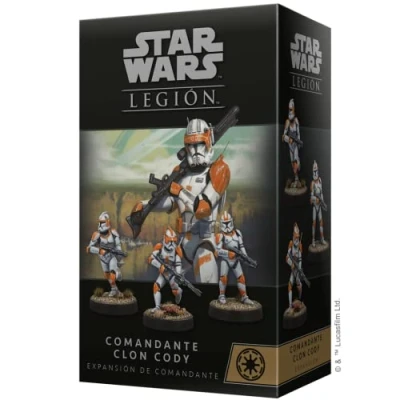 Imagen de Atomic Mass Games Star Wars Legión Comandante Clon Cody Juego de Miniaturas en Español