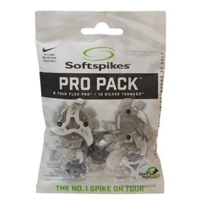 Imagen de Softspikes Picos de Repuesto para Nike Tour Victory 3 Flex Pro/Tornado Pro Pack 18 Unidades, translúcido/Blanco