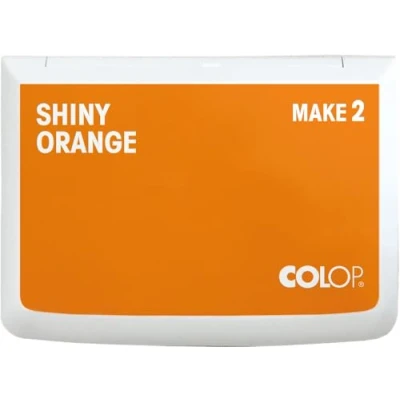 Imagen de COLOP Tampón de tinta MAKE 2 shiny naranja 70 x 110 mm para sellos mano tradicionales