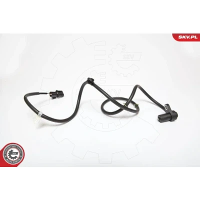 Imagen de ESEN SKV 06SKV178 Sensor de ABS Eje delantero 2polos 1100mm 12V eléctrico negro oval Macho MITSUBISHI: Lancer 7 Limousine