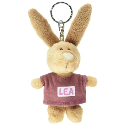 Imagen de Nici 44634 Lea Llavero con Camiseta (10 cm), diseño de Conejo, Color Beige
