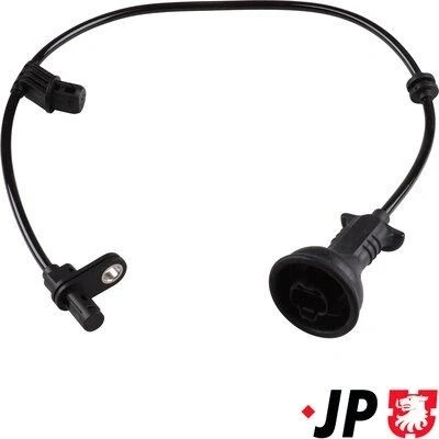 Imagen de JP GROUP 1397104000 Sensor de ABS Eje trasero izquierda, trasero, derecha activo 535 negro MERCEDES BENZ: Clase A, B