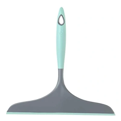 Imagen de VIGAR Limpiamamparas para Ducha de Color, Gris Y Turquesa, Medio