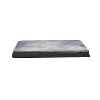 Imagen de Amazon Basics Colchón para perro, de gel y goma, con cubierta extraíble, Gris, 104 x 74 10 cm (L W H)